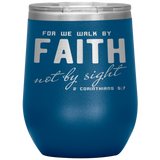 MeditateHealing.com Stainless Steel Vacuum Insulated Wine Tumbler