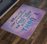 Bible Verses Anti-Slip Protective Doormat ~Psalm 61:2~ Design 6