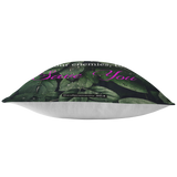 MeditateHealing.com Superior Broadcloth Fabric Throw Pillow Case