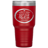 MeditateHealing.com 30oz Vacuum Tumbler