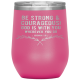 MeditateHealing.com Stainless Steel Vacuum Insulated Wine Tumbler