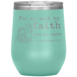 MeditateHealing.com Stainless Steel Vacuum Insulated Wine Tumbler