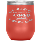 MeditateHealing.com Stainless Steel Vacuum Insulated Wine Tumbler