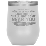 MeditateHealing.com Stainless Steel Vacuum Insulated Wine Tumbler