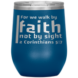 MeditateHealing.com Stainless Steel Vacuum Insulated Wine Tumbler