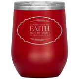 MeditateHealing.com Stainless Steel Vacuum Insulated Wine Tumbler