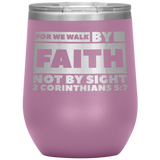 MeditateHealing.com Stainless Steel Vacuum Insulated Wine Tumbler