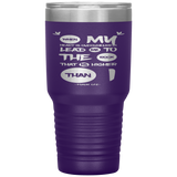 MeditateHealing.com 30oz Vacuum Tumbler