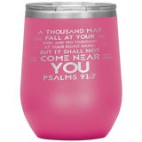 MeditateHealing.com Stainless Steel Vacuum Insulated Wine Tumbler