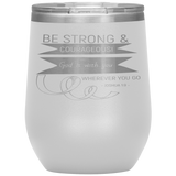 MeditateHealing.com Stainless Steel Vacuum Insulated Wine Tumbler