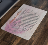 Bible Verses Anti-Slip Protective Doormat Prayer for Salvation ~Jonah 2:2-9~ (Design: Dreamy 3)