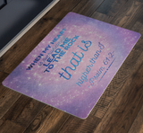 Bible Verses Anti-Slip Protective Doormat ~Psalm 61:2~ Design 18