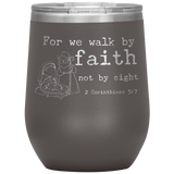 MeditateHealing.com Stainless Steel Vacuum Insulated Wine Tumbler