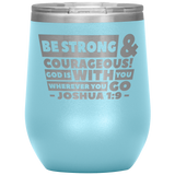 MeditateHealing.com Stainless Steel Vacuum Insulated Wine Tumbler