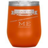 MeditateHealing.com Stainless Steel Vacuum Insulated Wine Tumbler