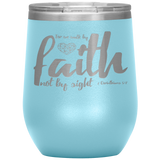 MeditateHealing.com Stainless Steel Vacuum Insulated Wine Tumbler