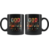 Bible Verses Black Mugs - Psalm 73:26 (Design 1) - Meditate Healing Christian Store