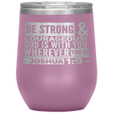 MeditateHealing.com Stainless Steel Vacuum Insulated Wine Tumbler