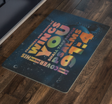 Bible Verses Anti-Slip Protective Doormat ~Psalm 91:4~ Design 1