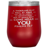 MeditateHealing.com Stainless Steel Vacuum Insulated Wine Tumbler