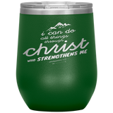 MeditateHealing.com Stainless Steel Vacuum Insulated Wine Tumbler