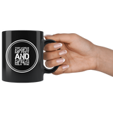 Bible Verses Black Mugs - Psalm 119:105 (Design 8) - Meditate Healing Christian Store