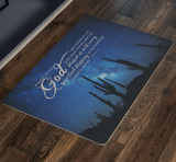 Bible Verses Anti-Slip Protective Doormat - God Blessed Us With Every Spiritual Blessings ~Ephesians 1:3~