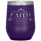 MeditateHealing.com Stainless Steel Vacuum Insulated Wine Tumbler