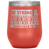 MeditateHealing.com Stainless Steel Vacuum Insulated Wine Tumbler