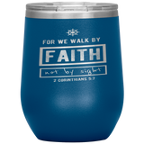 MeditateHealing.com Stainless Steel Vacuum Insulated Wine Tumbler