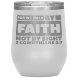 MeditateHealing.com Stainless Steel Vacuum Insulated Wine Tumbler