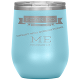 MeditateHealing.com Stainless Steel Vacuum Insulated Wine Tumbler