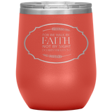 MeditateHealing.com Stainless Steel Vacuum Insulated Wine Tumbler