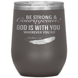 MeditateHealing.com Stainless Steel Vacuum Insulated Wine Tumbler