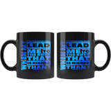 Bible Verses Black Mugs - Psalm 61:2 (Design 20) - Meditate Healing Christian Store