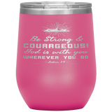 MeditateHealing.com Stainless Steel Vacuum Insulated Wine Tumbler