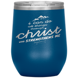 MeditateHealing.com Stainless Steel Vacuum Insulated Wine Tumbler