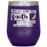 MeditateHealing.com Stainless Steel Vacuum Insulated Wine Tumbler