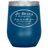 MeditateHealing.com Stainless Steel Vacuum Insulated Wine Tumbler