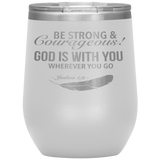 MeditateHealing.com Stainless Steel Vacuum Insulated Wine Tumbler