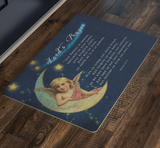 Bible Verses Anti-Slip Protective Doormat Lord's Prayer ~Matthew 6:9-13~ (Design: Angel 3)