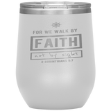 MeditateHealing.com Stainless Steel Vacuum Insulated Wine Tumbler