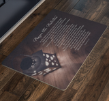 Bible Verses Anti-Slip Protective Doormat Prayer for Protection ~Psalm 91:1-8~ (Design: Lamp 3)