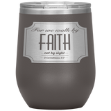 MeditateHealing.com Stainless Steel Vacuum Insulated Wine Tumbler