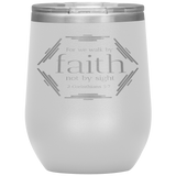 MeditateHealing.com Stainless Steel Vacuum Insulated Wine Tumbler