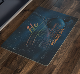 Bible Verses Anti-Slip Protective Doormat ~Psalm 91:4~ Design 7