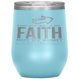 MeditateHealing.com Stainless Steel Vacuum Insulated Wine Tumbler