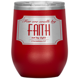 MeditateHealing.com Stainless Steel Vacuum Insulated Wine Tumbler