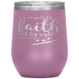 MeditateHealing.com Stainless Steel Vacuum Insulated Wine Tumbler