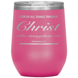 MeditateHealing.com Stainless Steel Vacuum Insulated Wine Tumbler